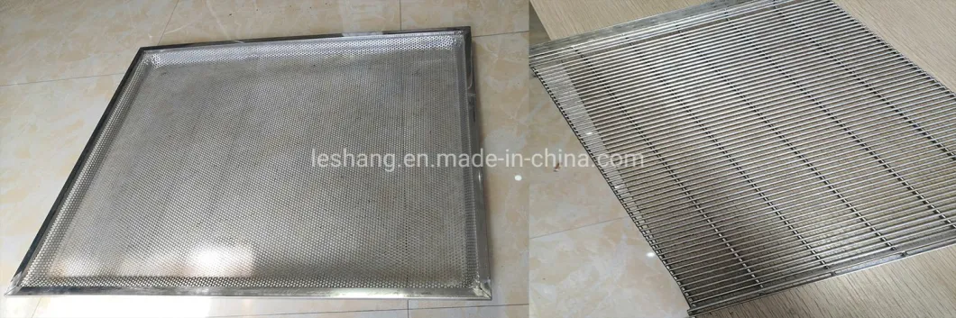 Food Grade 304 Stainless Steel Wire Mesh Drying Tray for Vegetable Fruit